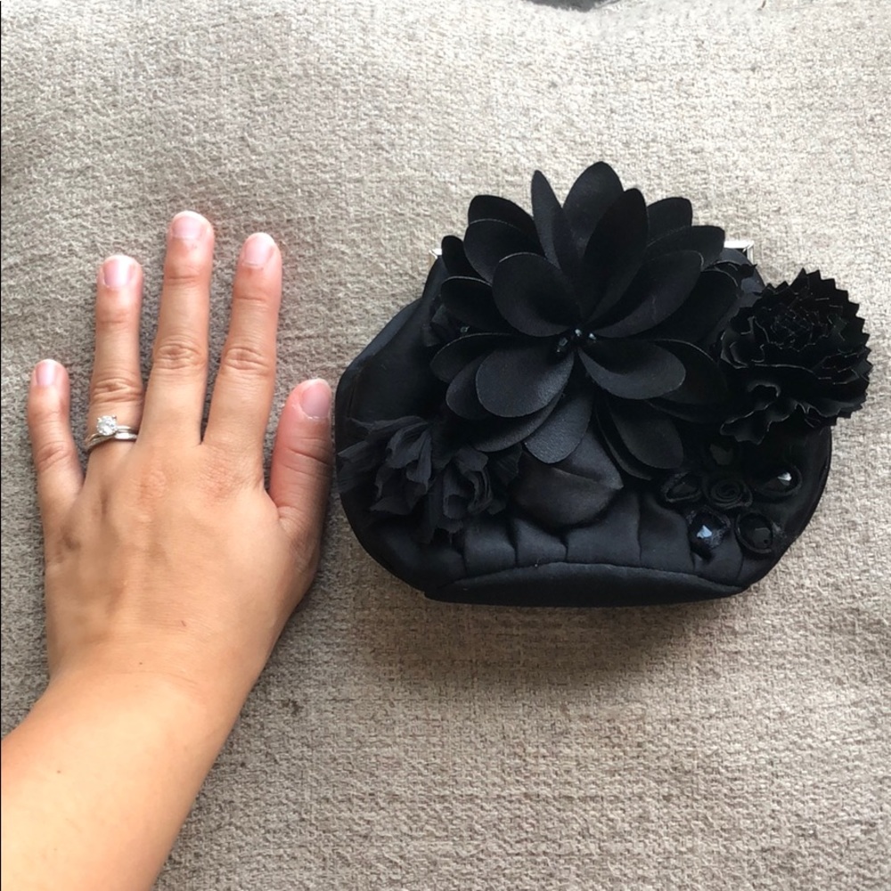 WHBM Flower Detail Clutch